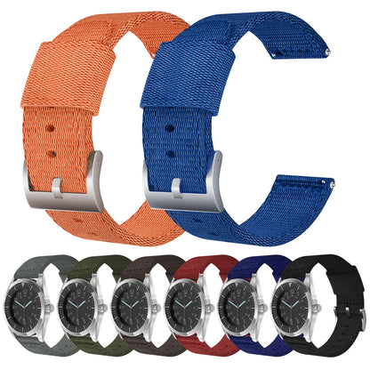 Rigtigt Slidstærk Nylon Rem passer til 22mm - Orange#serie_bfwu103d