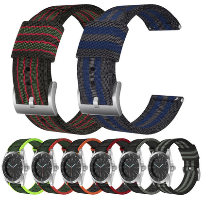 Rigtigt Godt Nylon Rem passer til 24mm - Sølv#serie_bfwu104n