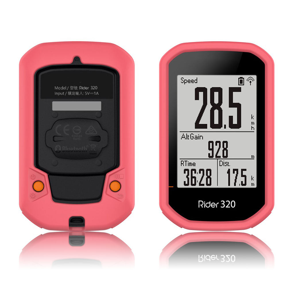 Godt Silikone Cover til Bryton Rider 430 / Bryton Rider 320 - Pink#serie_5