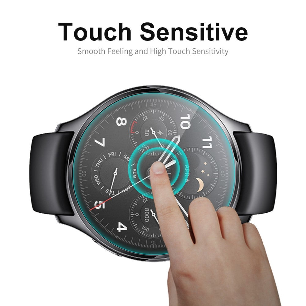Hærdet Glas Universal Skærmbeskytter til Xiaomi Watch S1 Pro - Gennemsigtig#serie_341