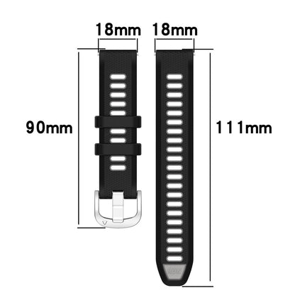 Alle Tiders Silikone Universal Rem passer til Smartwatch - Blå#serie_2