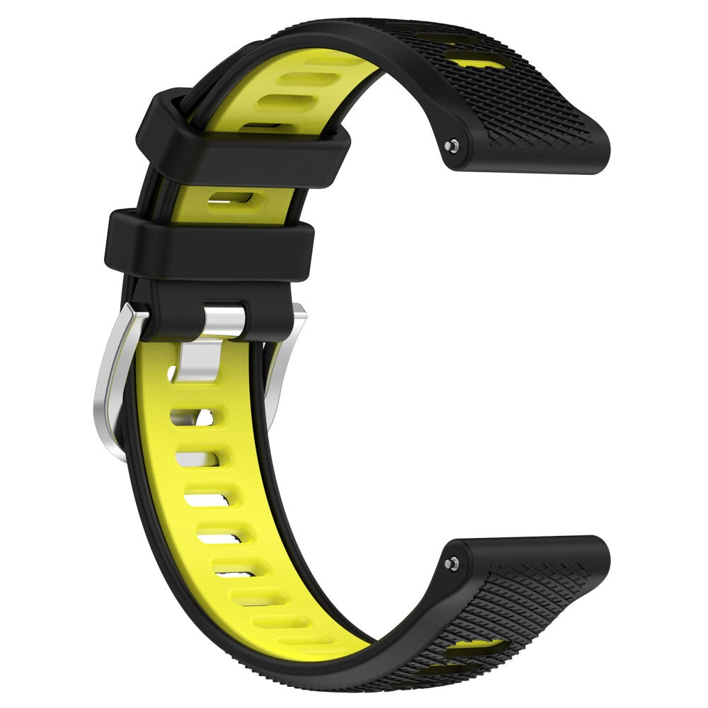 Alle Tiders Silikone Universal Rem passer til Smartwatch - Gul#serie_7