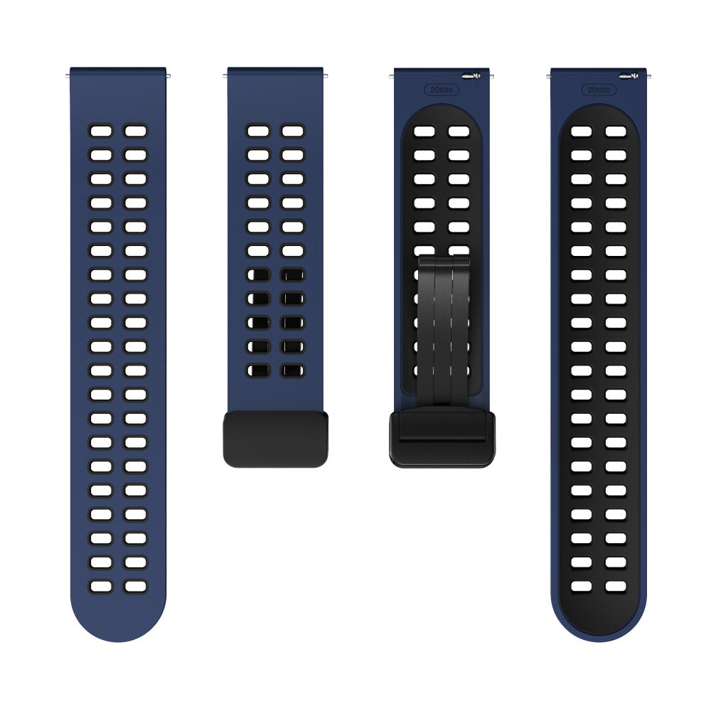 Alle Tiders Silikone Universal Rem passer til Smartwatch - Blå#serie_4