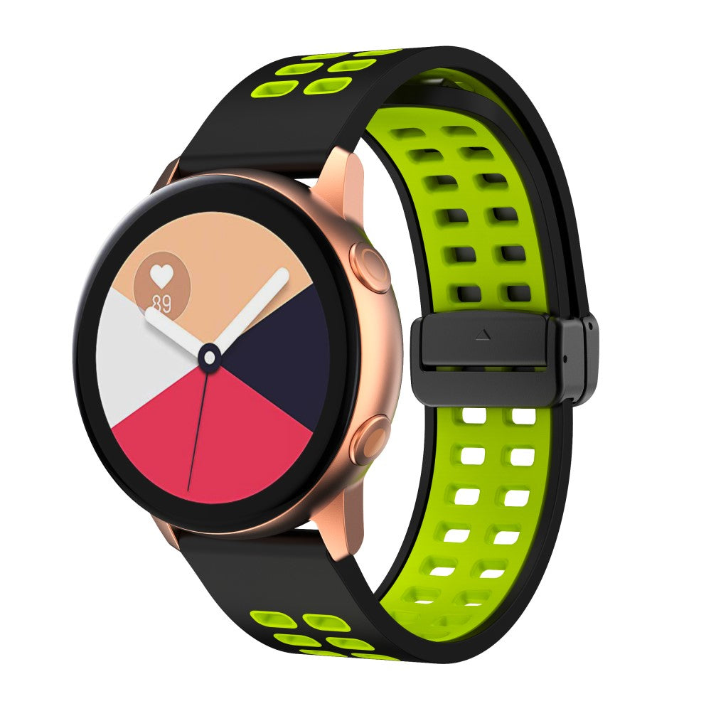 Alle Tiders Silikone Universal Rem passer til Smartwatch - Grøn#serie_6