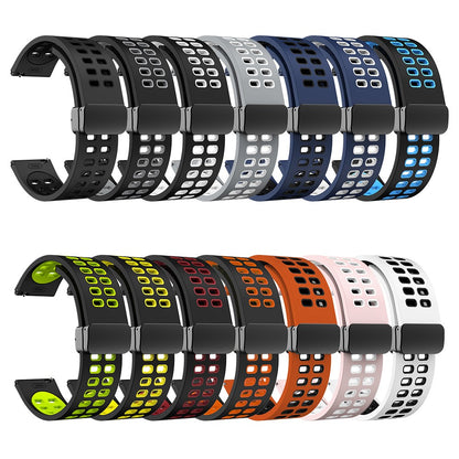 Helt Vildt Godt Silikone Universal Rem passer til Smartwatch - Sølv#serie_2