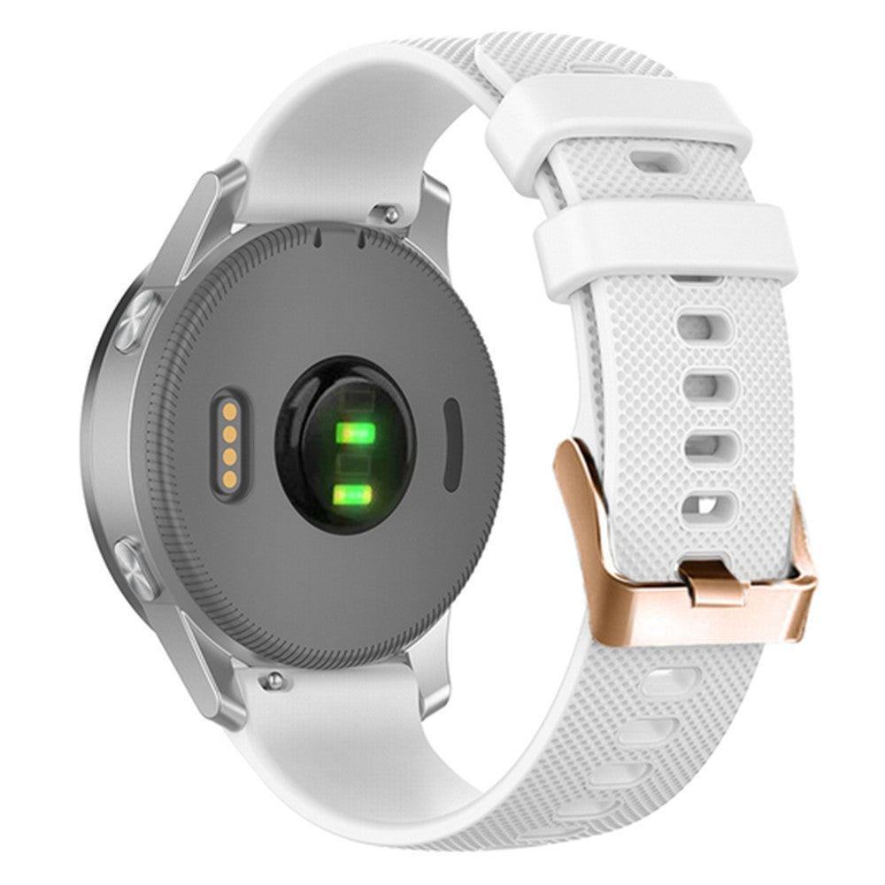 Pænt Silikone Universal Rem passer til Smartwatch - Hvid#serie_2