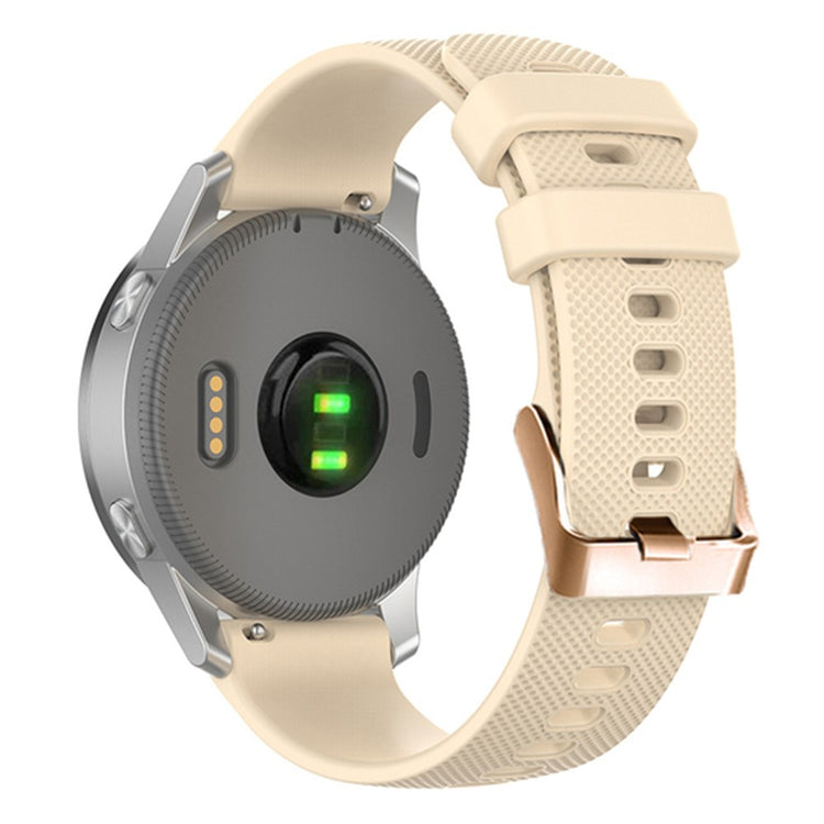 Pænt Silikone Universal Rem passer til Smartwatch - Beige#serie_8