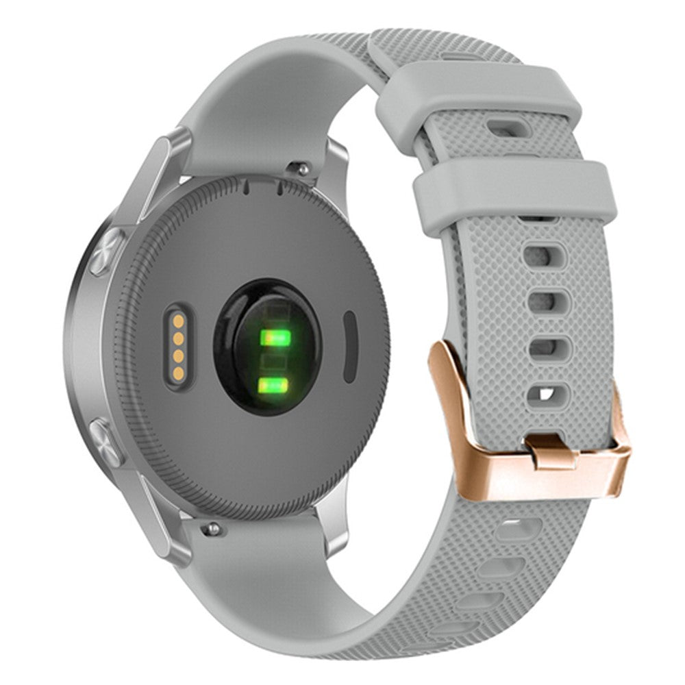 20mm Universal texture pattern silicone strap - Grey#serie_5