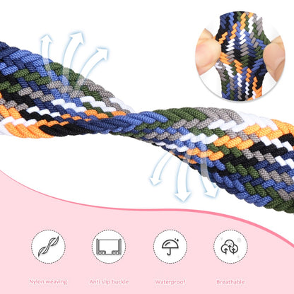 Super Pænt Nylon Universal Rem passer til Smartwatch - Blå#serie_2