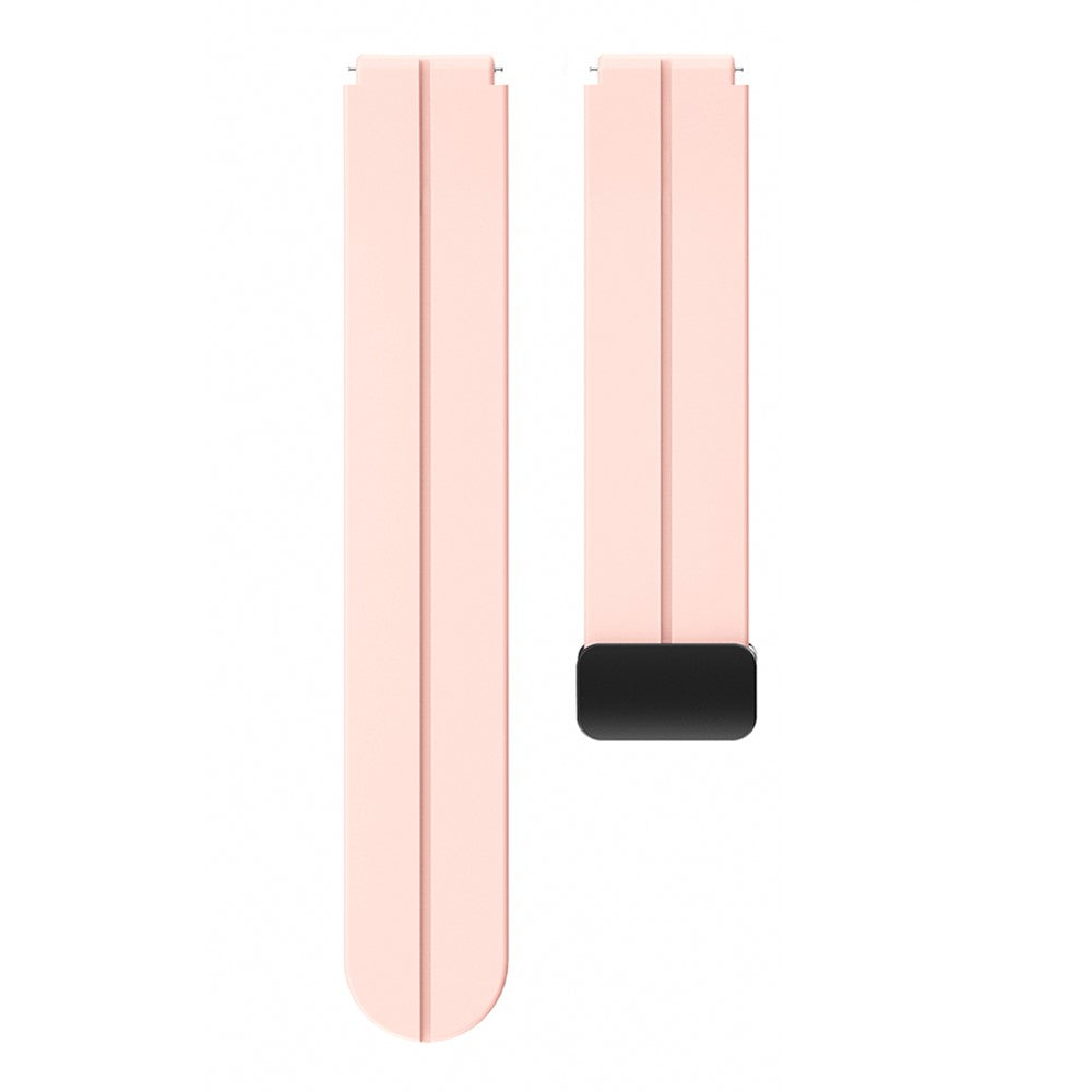 18mm Universal silicone strap with black buckle - Pink#serie_3