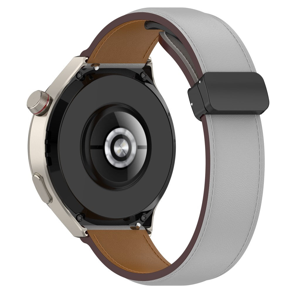 22mm Universal genuine leather strap - Grey#serie_7