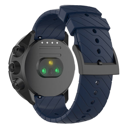 22mm Universal twill texture silicone strap - Midnight Blue#serie_6