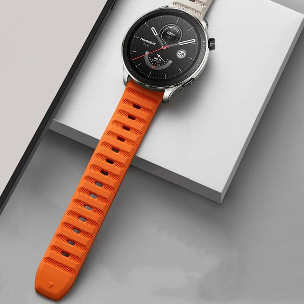 Cool Silikone Universal Rem passer til Smartwatch - Blå#serie_3