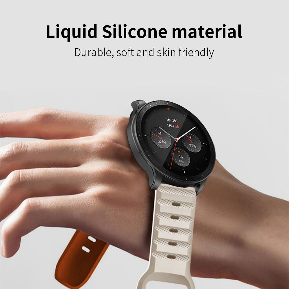 Cool Silikone Universal Rem passer til Smartwatch - Orange#serie_5