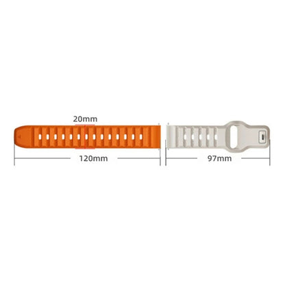 20mm Universal dot texture style strap - Orange#serie_5