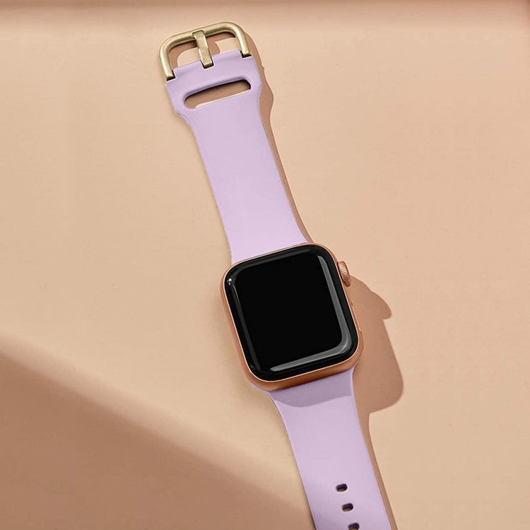 Vildt Rart Silikone Rem passer til Apple Watch Ultra - Lilla#serie_11