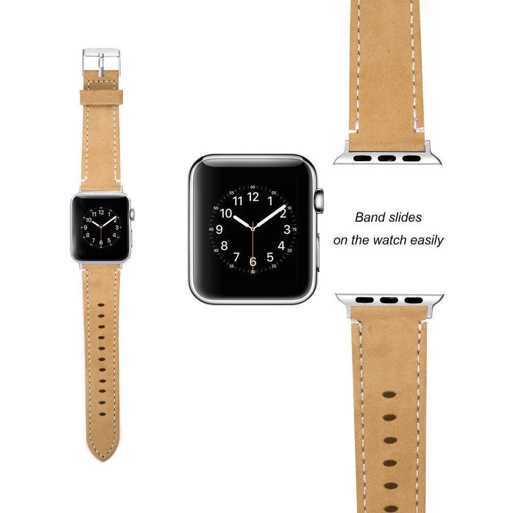 Ægte læder Cover passer til Apple Watch Ultra - Brun#serie_1