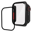 Mega Mooi Apple Watch Series 8 (41mm) / Apple Watch Series 7 41mm Universeel Hoesje met Schermbeschermer in plastic en Gehard glas