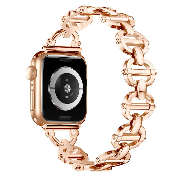 Vildt Holdbart Metal Universal Rem passer til Apple Smartwatch - Pink#serie_5