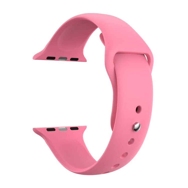 Vildt Fantastisk Silikone Universal Rem passer til Apple Smartwatch - Pink#serie_4