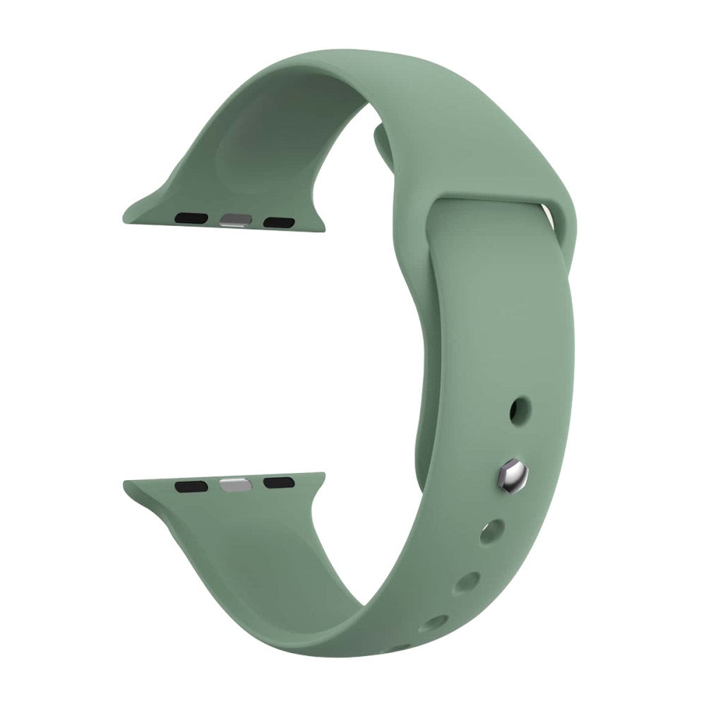 Vildt Fantastisk Silikone Universal Rem passer til Apple Smartwatch - Grøn#serie_6
