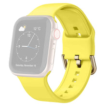 Helt Vildt Rart Silikone Universal Rem passer til Apple Smartwatch - Gul#serie_1