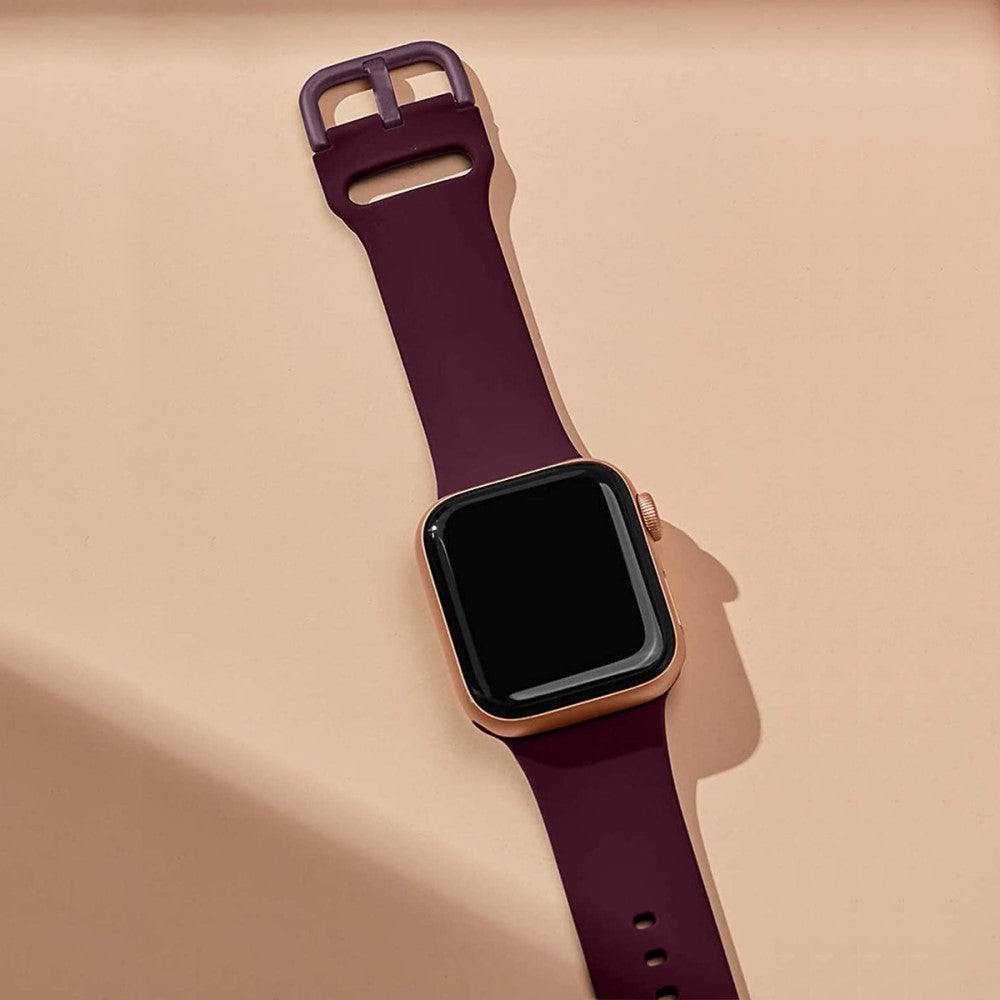 Helt Vildt Rart Silikone Universal Rem passer til Apple Smartwatch - Rød#serie_3