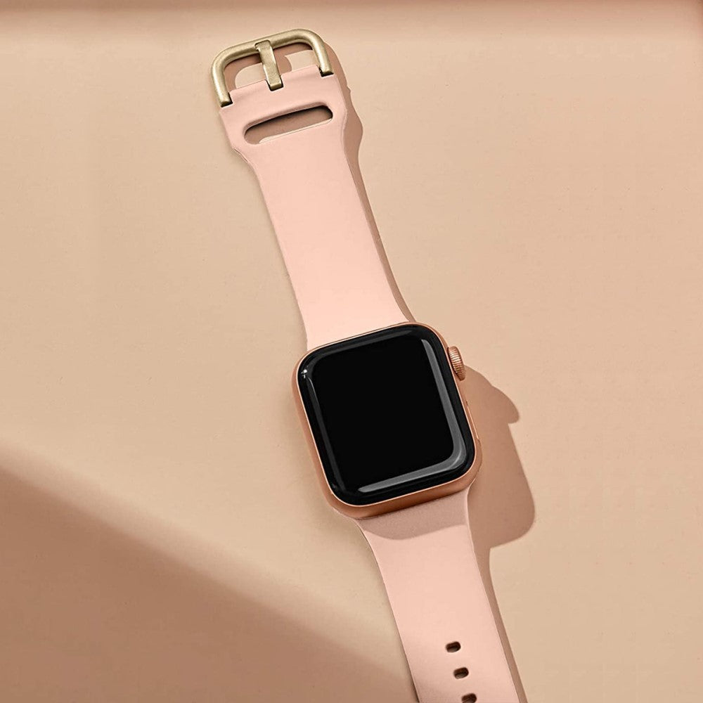 Helt Vildt Rart Silikone Universal Rem passer til Apple Smartwatch - Pink#serie_5