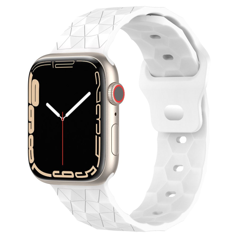 Smuk Silikone Universal Rem passer til Apple Smartwatch - Hvid#serie_1