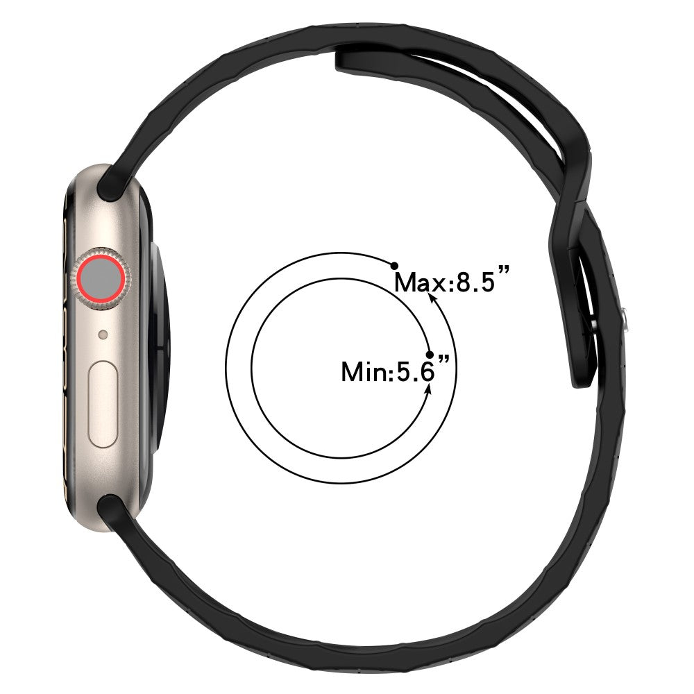 Smuk Silikone Universal Rem passer til Apple Smartwatch - Blå#serie_10