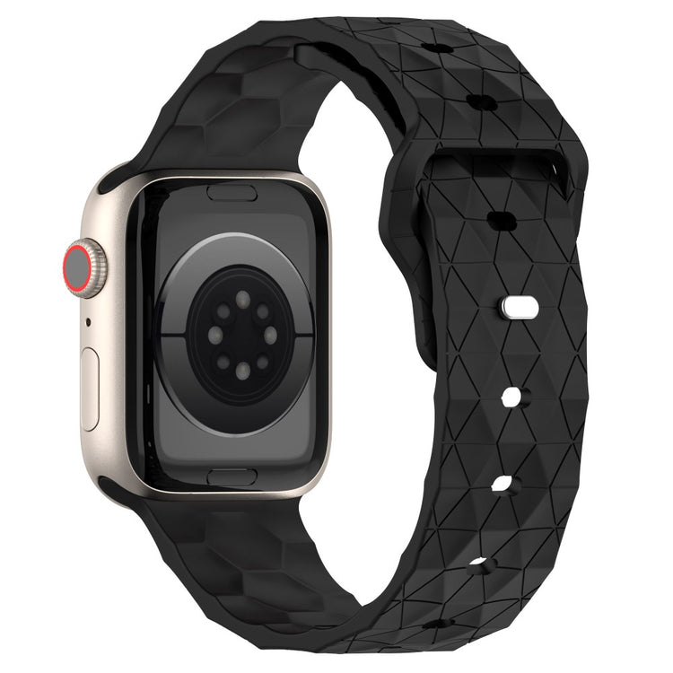 Smuk Silikone Universal Rem passer til Apple Smartwatch - Sort#serie_5