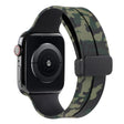 Apple Watch Series 8 (41mm) stealthly camo style silicone strap - Army Green