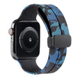 Apple Watch Series 8 (41mm) stealthly camo style silicone strap - Army Green