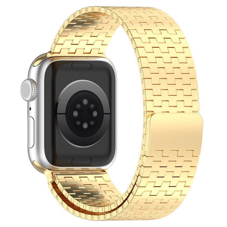 Rigtigt Elegant Metal Universal Rem passer til Apple Smartwatch - Guld#serie_2