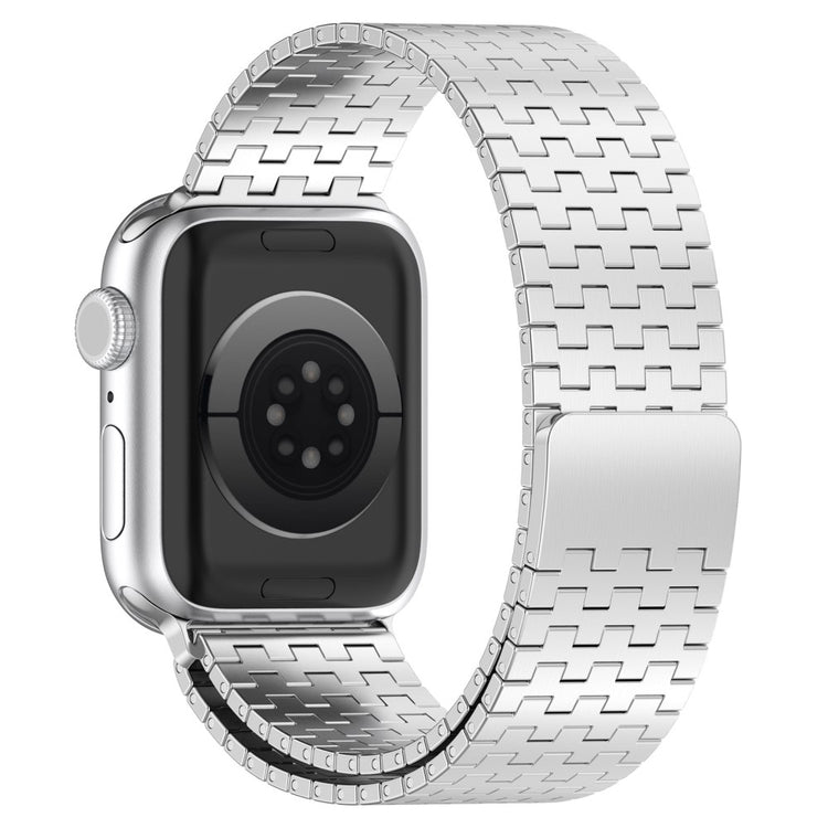 Rigtigt Elegant Metal Universal Rem passer til Apple Smartwatch - Sølv#serie_6