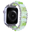 Apple Watch Series 8 (41mm) resin bamboo style strap - Grass Green