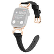 Cool Apple Smartwatch Echt Leer En Strass Universeel Bandje