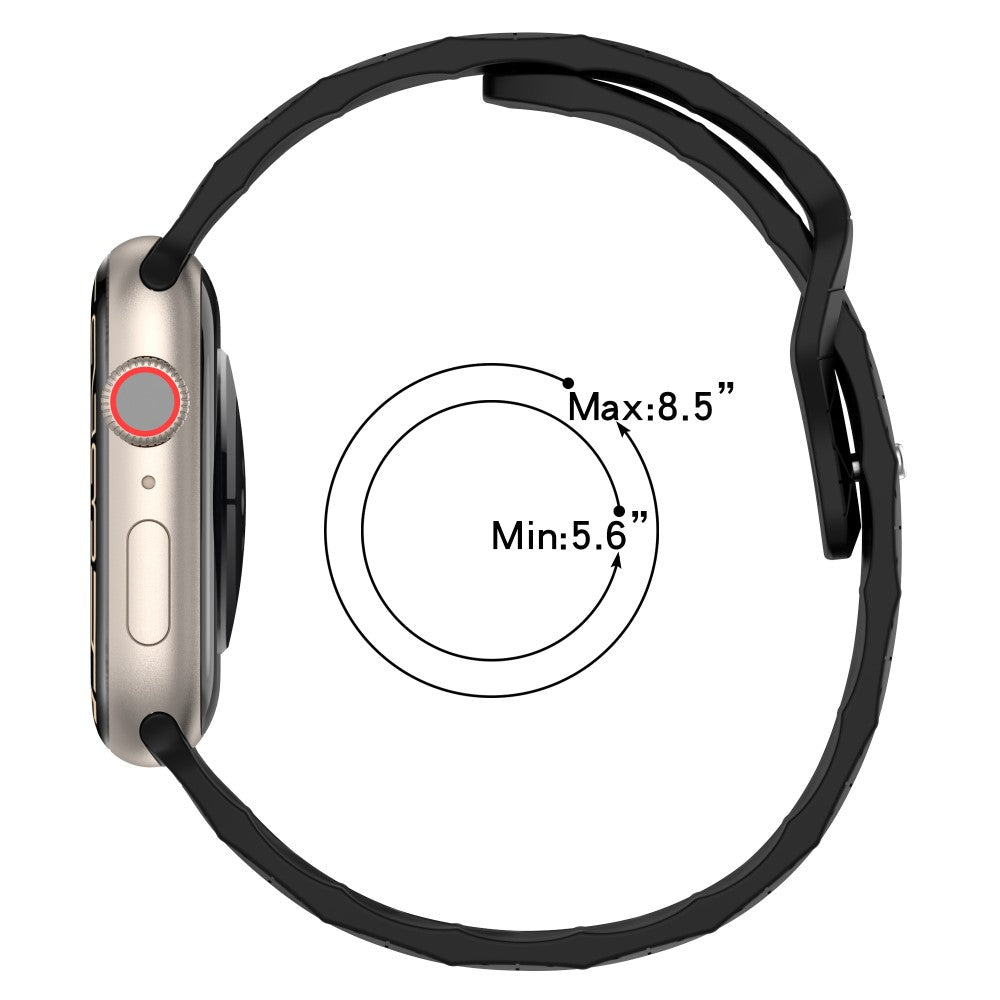 Mega Elegant Silikone Universal Rem passer til Apple Smartwatch - Pink#serie_5