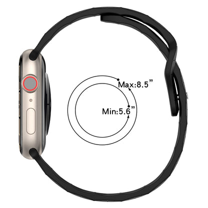 Mega Elegant Silikone Universal Rem passer til Apple Smartwatch - Rød#serie_8