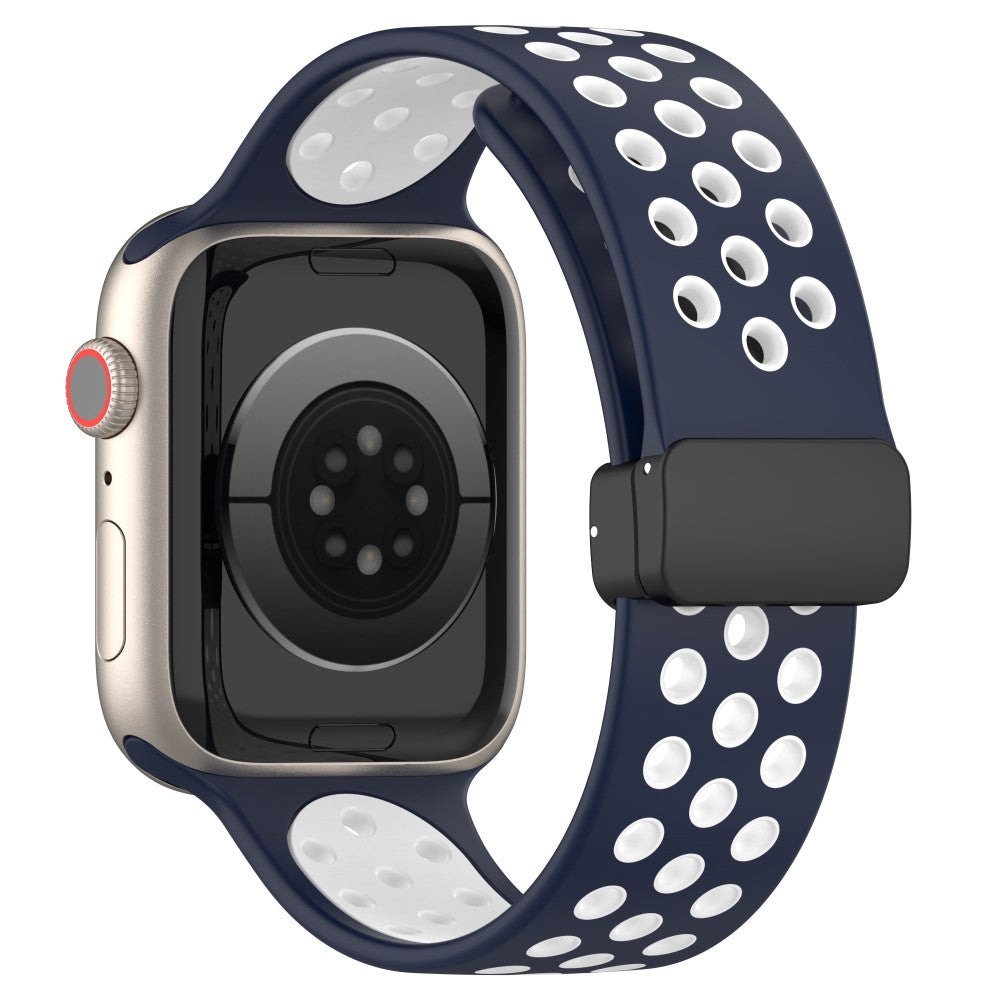 Alle Tiders Silikone Universal Rem passer til Apple Smartwatch - Blå#serie_11