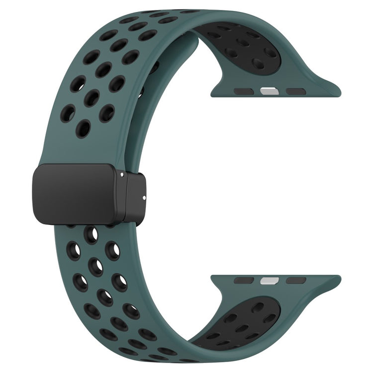 Alle Tiders Silikone Universal Rem passer til Apple Smartwatch - Grøn#serie_4