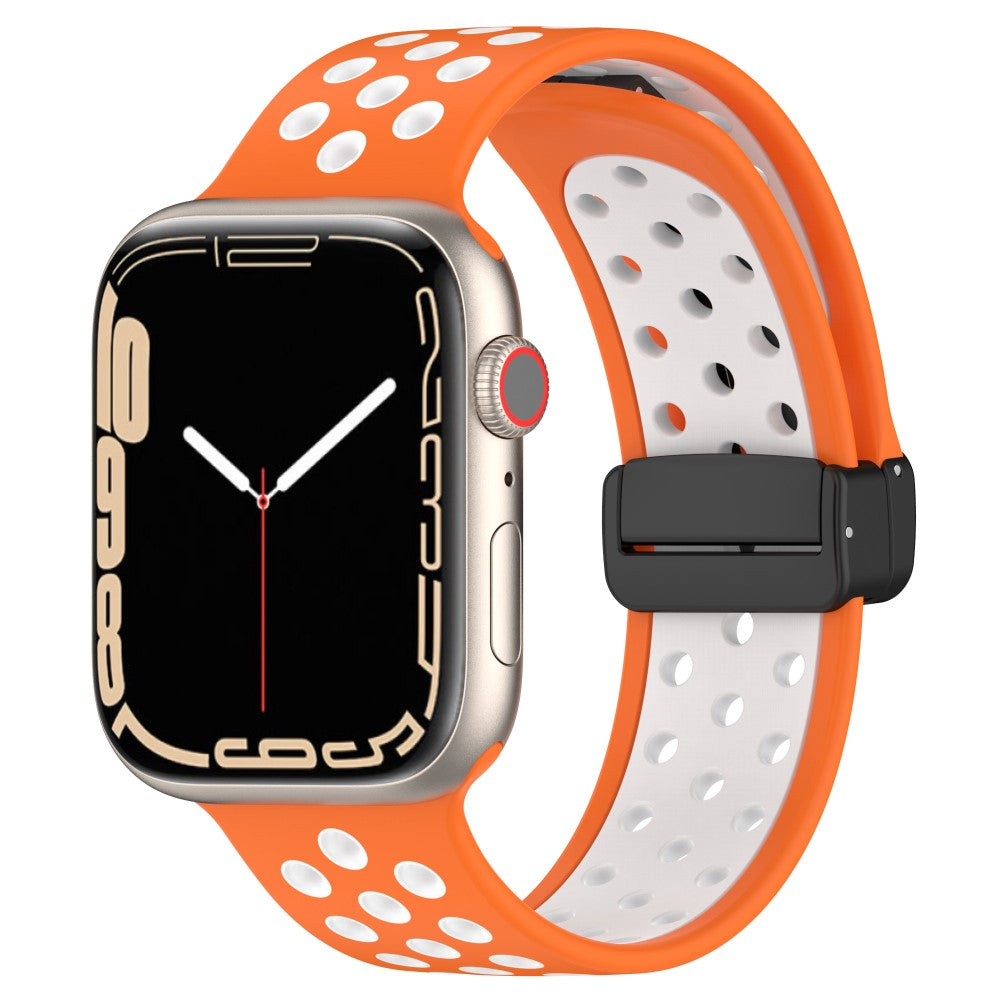Alle Tiders Silikone Universal Rem passer til Apple Smartwatch - Orange#serie_5