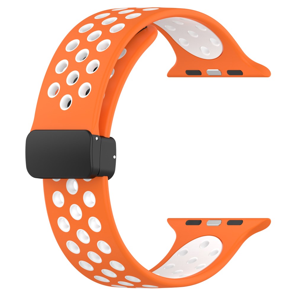 Alle Tiders Silikone Universal Rem passer til Apple Smartwatch - Orange#serie_5