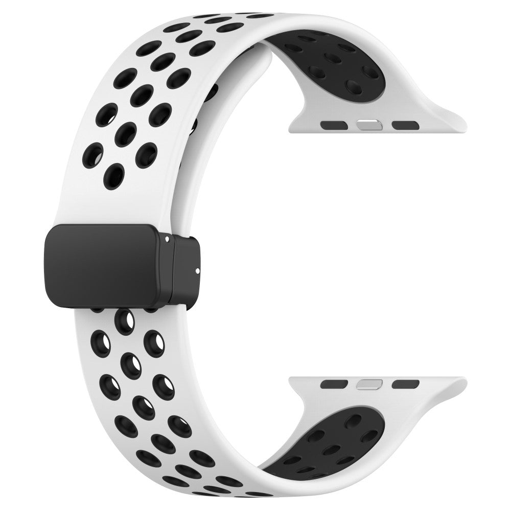 Alle Tiders Silikone Universal Rem passer til Apple Smartwatch - Hvid#serie_6