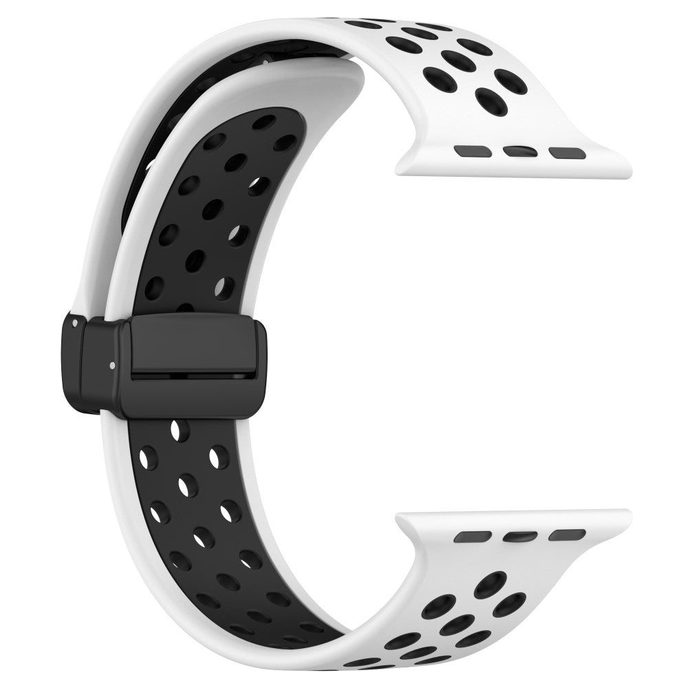 Alle Tiders Silikone Universal Rem passer til Apple Smartwatch - Hvid#serie_6