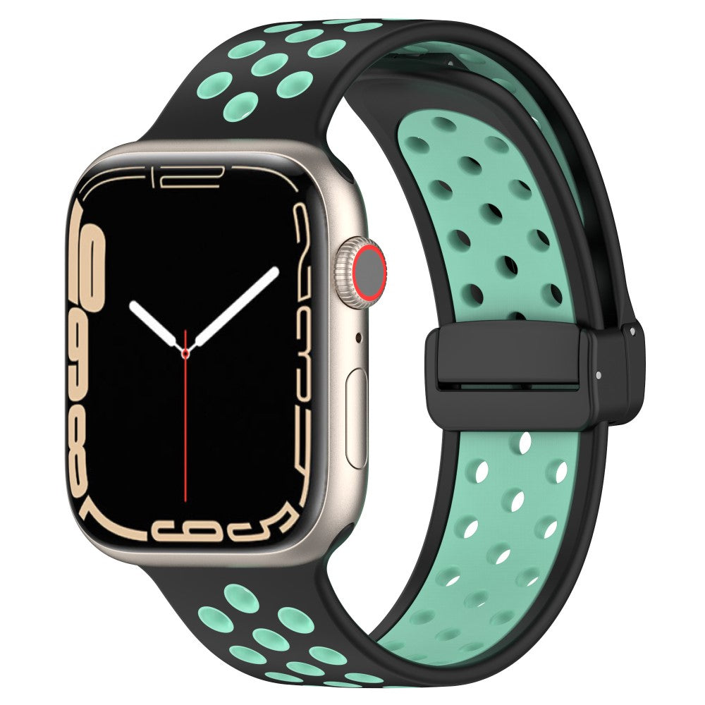 Alle Tiders Silikone Universal Rem passer til Apple Smartwatch - Grøn#serie_7