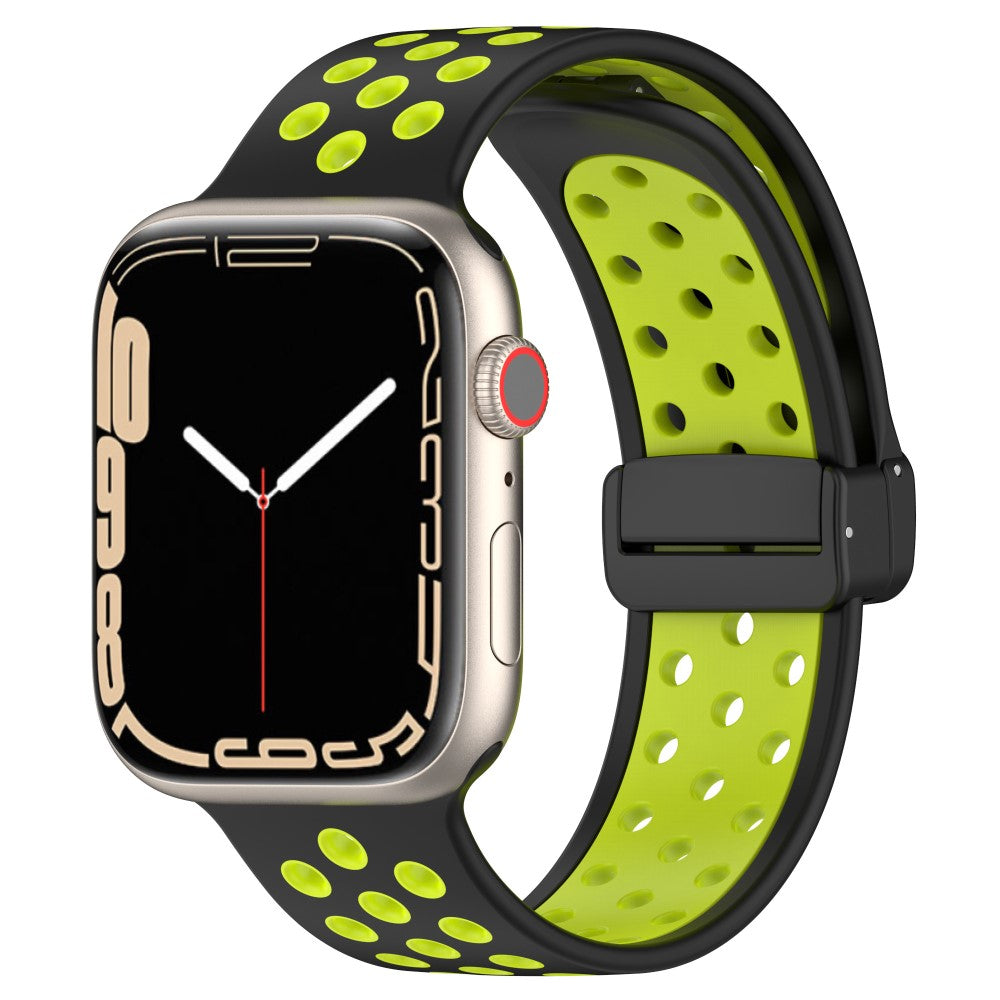 Alle Tiders Silikone Universal Rem passer til Apple Smartwatch - Grøn#serie_9