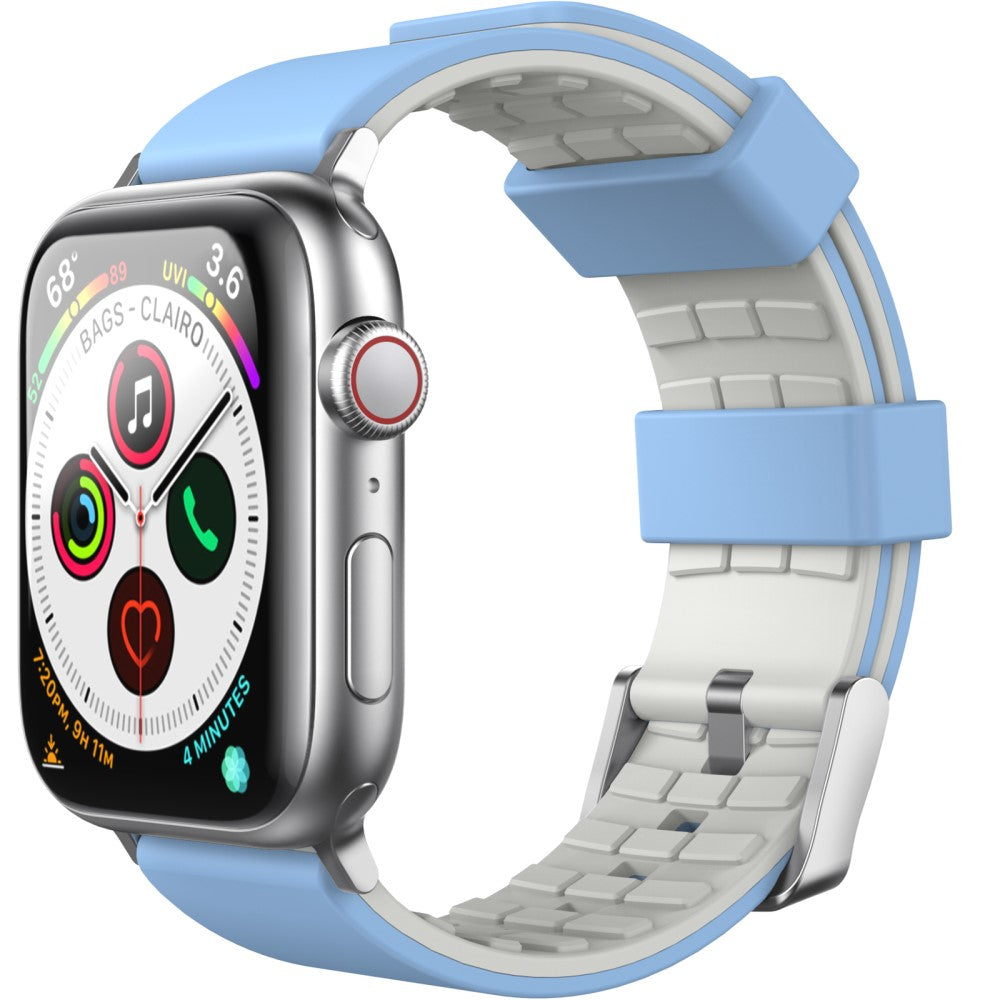 Vildt Godt Silikone Universal Rem passer til Apple Smartwatch - Blå#serie_5