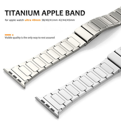 Meget Nydelig Metal Universal Rem passer til Apple Smartwatch - Sort#serie_3