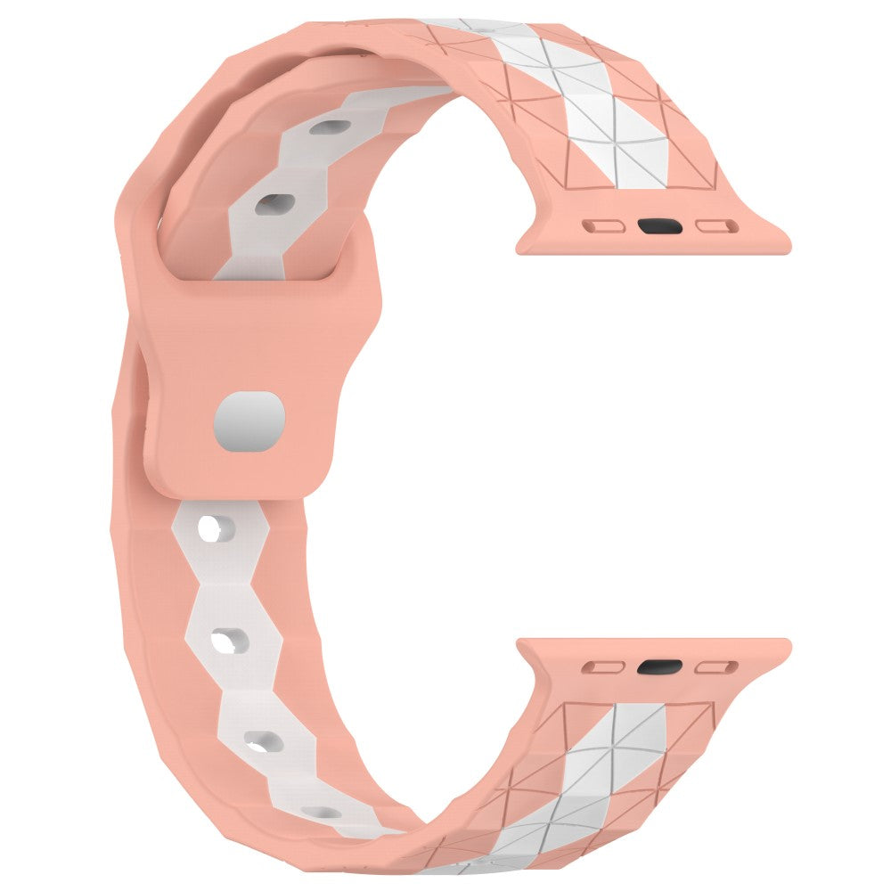 Smuk Silikone Universal Rem passer til Apple Smartwatch - Pink#serie_4